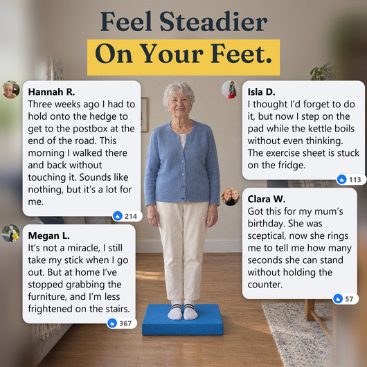 Feel steadier on your feet: comments from our Facebook page